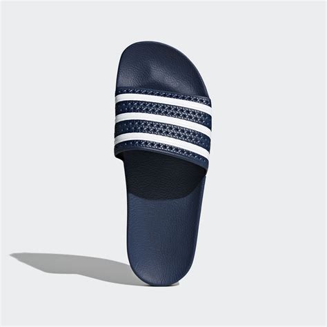 blauwe adidas slippers adilette|adidas Blue adilette Slides .